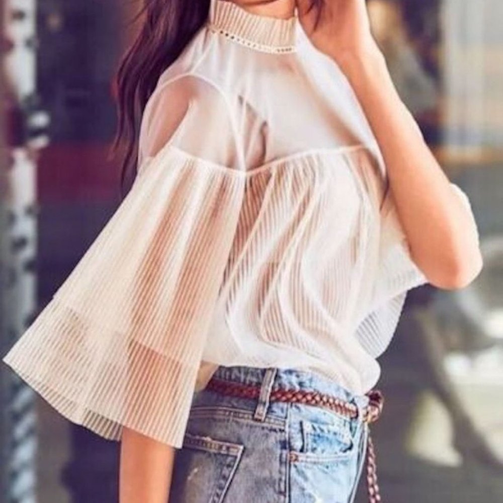 Dream Angels Sheer Tulle Pleated Dress / Tunic
